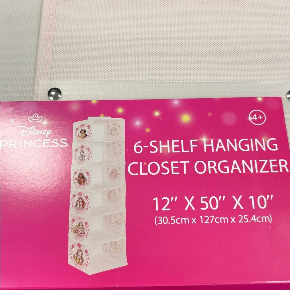 Disney Princess 6-Shelf Hanging Closet Organizer